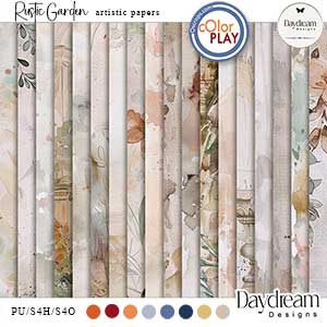 Rustic Garden Artistic Papers by Daydream Designs 