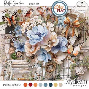 Rustic Garden Page Kit by Daydream Designs     