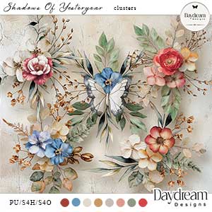 Shadows Of Yesteryear Clusters by Daydream Designs 