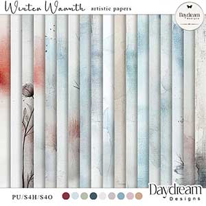 Winter Warmth Artistic Papers by Daydream Designs