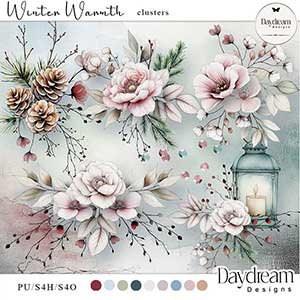 Winter Warmth Clusters by Daydream Designs    