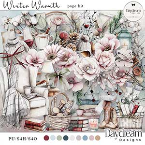 Winter Warmth Page Kit by Daydream Designs     