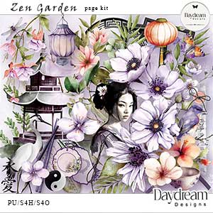  Zen Garden Page Kit by Daydream Designs 