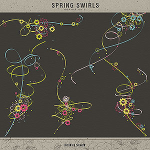 Spring Swirls No. 2 by FeiFei Stuff