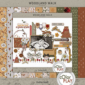 Woodland Walk Digital Scrapbook Kit by FeiFei Stuff