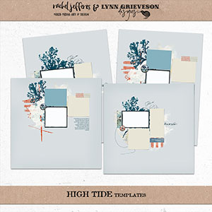 High Tide Digital Scrapbooking templates