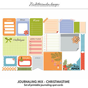 Christmastime (Journaling spot cards)  