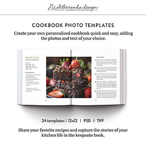 Cookbook (Photo templates -12x12) 