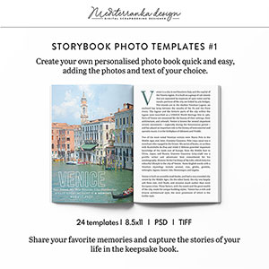 Storybook #1 (Photo templates - 8.5x11)