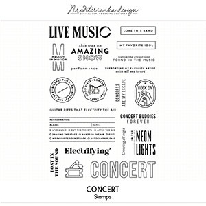 Concert (Digital stamps)