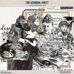The Scandal Sheet  by Maya de Groot  