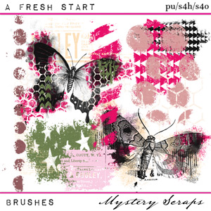 A Fresh Start Brushes by Mystery Scraps 