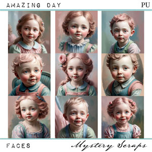 Amazing Day Faces by Mystery Scraps 