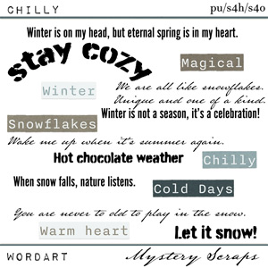 Chilly Wordart by Mystery Scraps