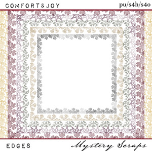 Comfort and Joy Edges by Mystery Scraps 