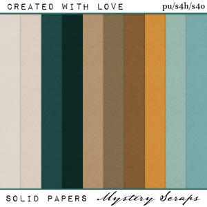 Created With Love Solid Papers by Mystery Scraps