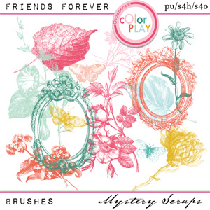 Friends Forever Brushes by Mystery Scraps