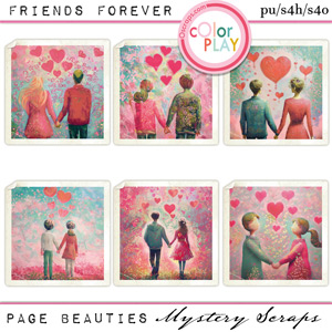 Friends Forever Page Beauties by Mystery Scraps 