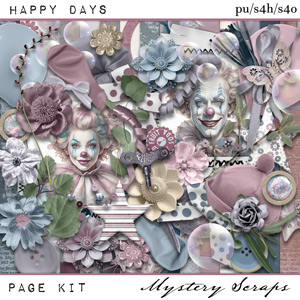 Happy Days Pagekit by Mystery Scraps 