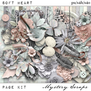 Soft Heart Pagekit by Mystery Scraps