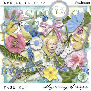 Spring Unlocks Pagekit by Mystery Scraps 