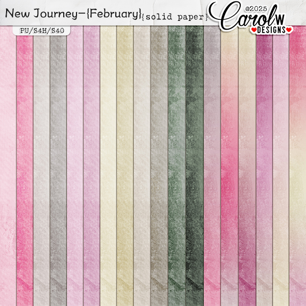 New Journey-{February} -Solid paper