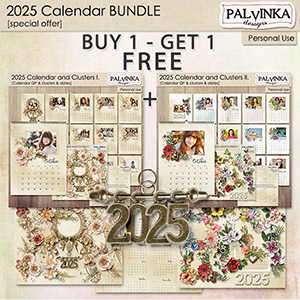 2025 - Calendar and Clusters - BUNDLE