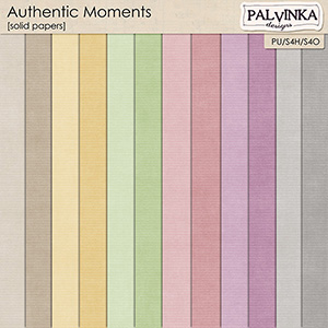 Authentic Moments Solid Papers