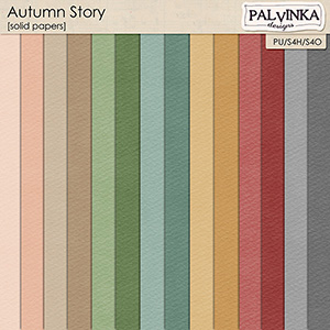 Autumn Story Solid Papers