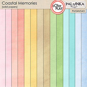 Coastal Memories Solid Papers