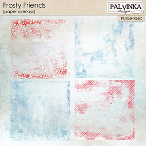 Frosty Friends Paper Overlays