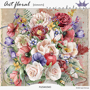 ART FLORAL ELEMENTS