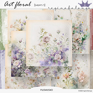 ART FLORAL PAPERS 1