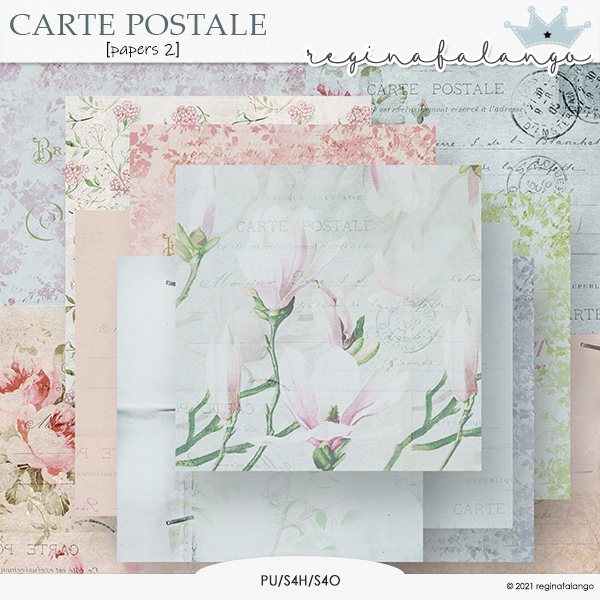 CARTE POSTALE PAPERS 1