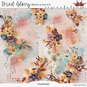 DRIED GLORY MASKS & CLUSTERS