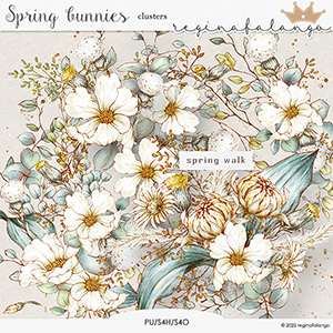 SPRING BUNNIES CLUSTERS