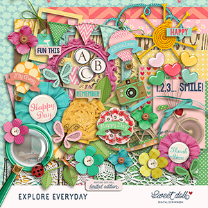 Everyday Kids 3 digital scrapbook kit