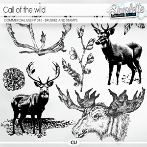 Call of the Wild (CU brushes and stamps) 315 by Simplette