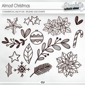 Almost Christmas (CU brushes and stamps) 320 by Simplette