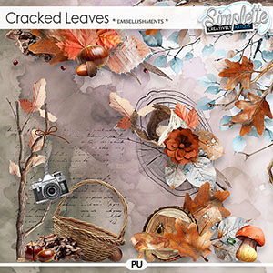 Cracked Leaves (embellishments) by Simplette