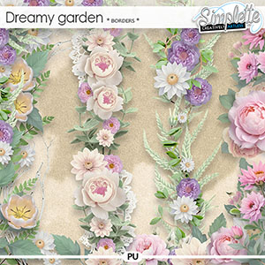 Dreamy Garden (borders) by Simplette