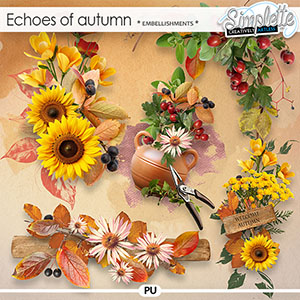 Echoes of Autumn (embellishments) by Simplette