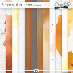 Echoes of Autumn (papers) by Simplette