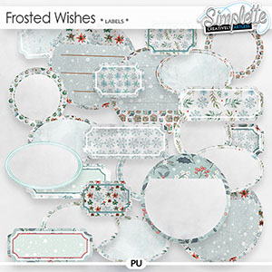 Frosted Wishes (labels) by Simplette