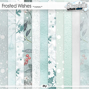 Frosted Wishes (papers) by Simplette