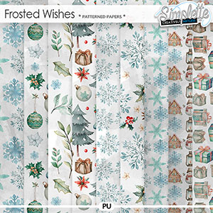 Frosted Wishes (patterned papers) by Simplette