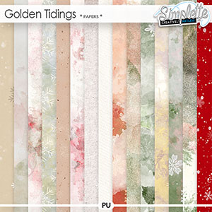 Golden Tidings (papers) by Simplette