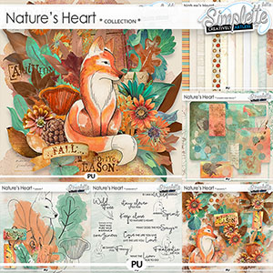 Nature's Heart (collection) by Simplette | Oscraps