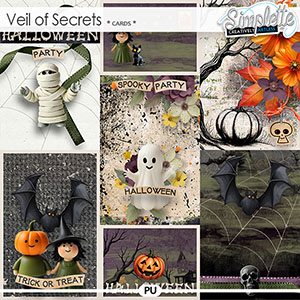 Veil of Secrets (cards) by Simplette