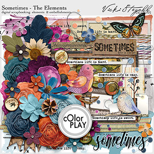 Sometimes Digital Scrapbooking Elements